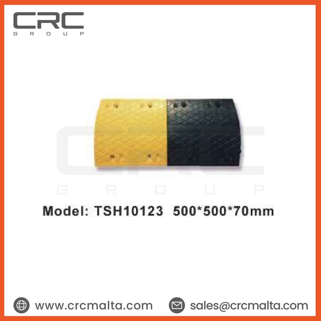 CRC Rubber Speed Bumps 500×500×70mm