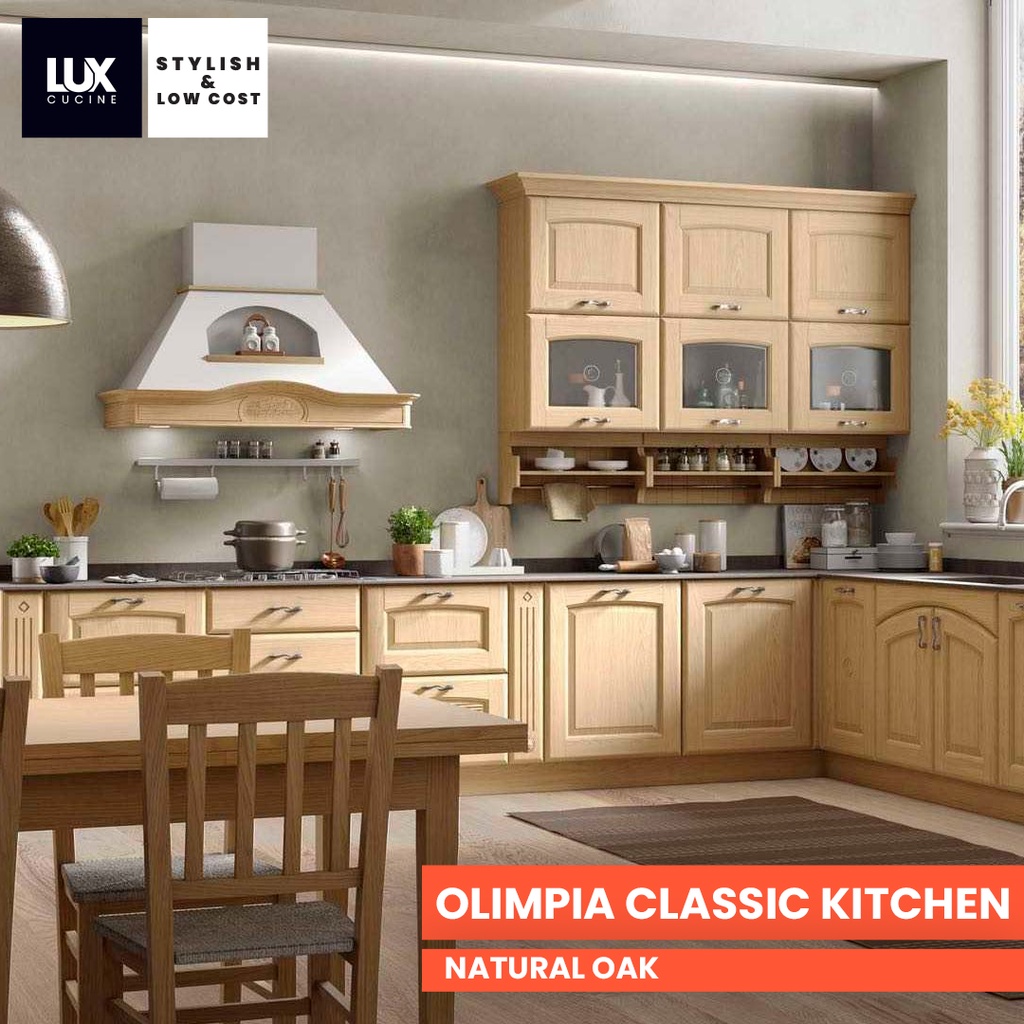 CRC OLIMPIA Classic Kitchen Cusine Natural Oak