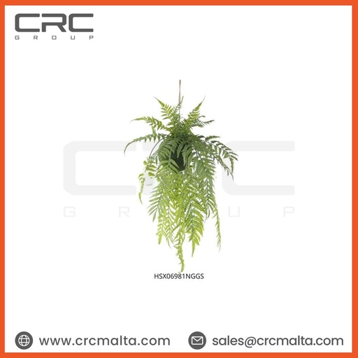 CRC Fake Ferns Basket